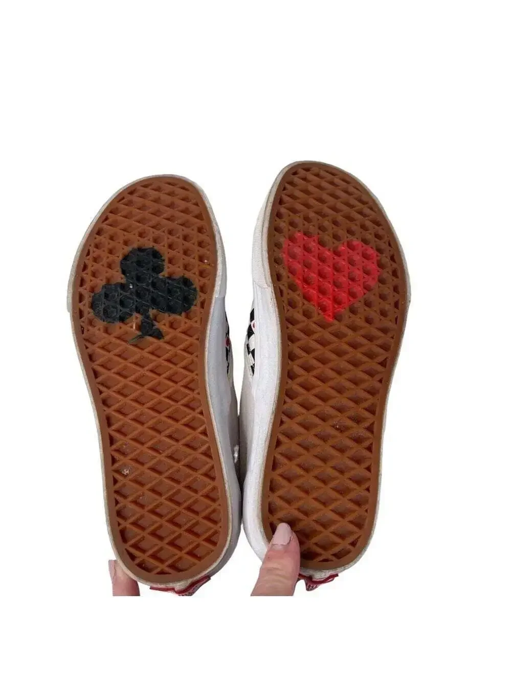 Vans Checkerboard Playing Card Slip On Sneakers Womens 7 Mens 5.5 Rare